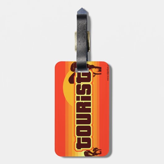 Enkel een toeristische Cheeky Novelty Generic Humo Bagagelabel (Achterkant verticaal)