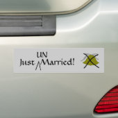 Enkel een VN-gehuwd - bumpersticker (Op auto)