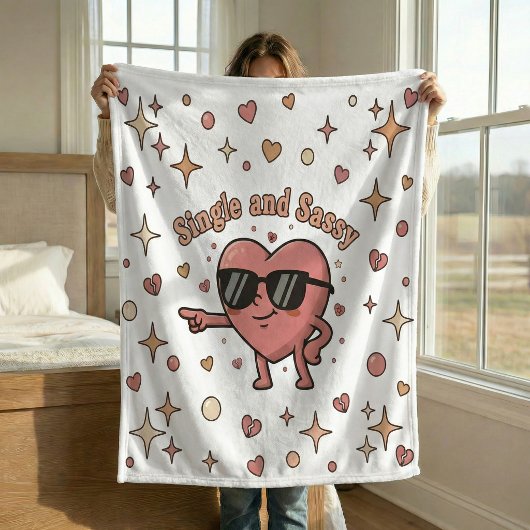 Enkel en Sassy Grappige Zachte Fleece Deken Cadeau