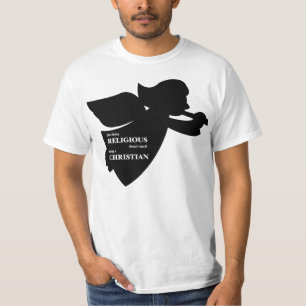 Enkel evenaart godsdienstig zijn Christelijk het T-shirt