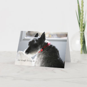 Enkel gedacht zou ik hallo zeggen kaart