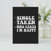 Enkel genomen die me zorgen baart... ik ben een vr bedankkaart (Staand voorkant)