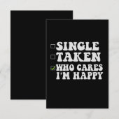 Enkel genomen die me zorgen baart... ik ben een vr bedankkaart (Voorkant / Achterkant)