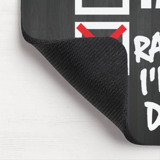 Enkel. Genomen. RAWR Ik ben een dinosaurus Muismat (Hoek)