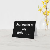 Enkel gewild Hallo zeggen. Kaart (Gele Bloem)