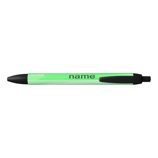 Enkel green shade add name text logo thro zwarte inkt pen (Achterkant)