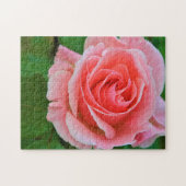 Enkel grote roze roze roze dicht legpuzzel (Horizontaal)