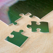 Enkel grote roze roze roze dicht legpuzzel (Zijkant)