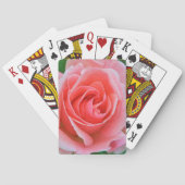 Enkel grote roze roze roze dicht pokerkaarten (Achterkant)