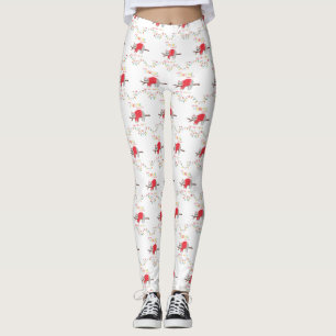 Enkel hangend rond Kerstmis van de Luiaard Leggings