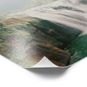 Enkel het Calming Citaat met Waterval Foto Afdruk (Hoek)