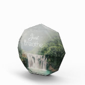 Enkel het Calming Citaat van de Onderbreking met W Fotoblokken (Rechts)