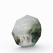 Enkel het Calming Citaat van de Onderbreking met W Fotoblokken (Links)