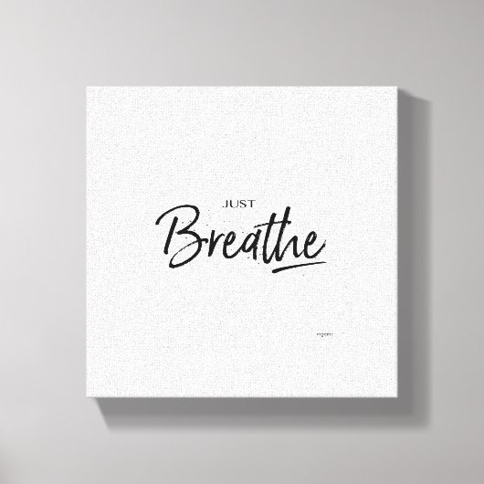 Enkel het Citaat van de Overerving van de yoga Canvas Afdruk (Voorkant)