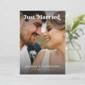 Enkel huwelijksverklaring van het huwelijk van het kaart (Staand voorkant)