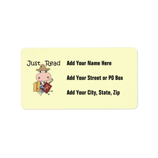 Enkel lees etiket (Voorkant)