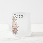 Enkel lees matglas koffiemok (Voorkant links)