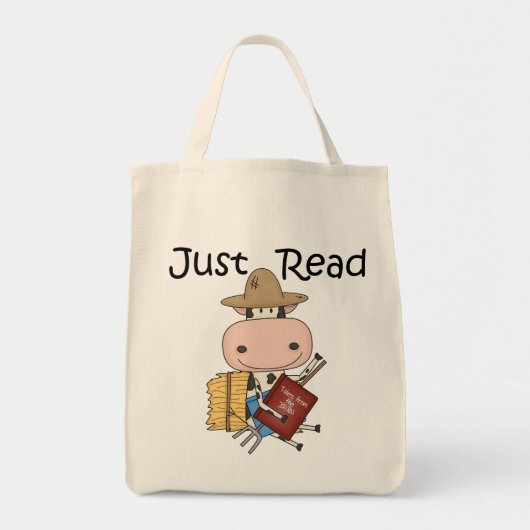 Enkel lees tote bag (Voorkant)