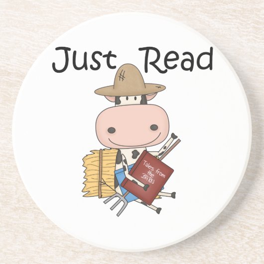 Enkel lees zandsteen onderzetter (Voorkant)