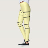 Enkel Leggings-Citroengeel Leggings (Links)