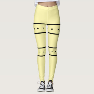Enkel Leggings-Citroengeel Leggings