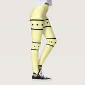 Enkel Leggings-Citroengeel Leggings (Rechts)