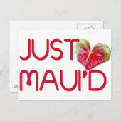 Enkel Maui'd Briefkaart (Voorkant / Achterkant)