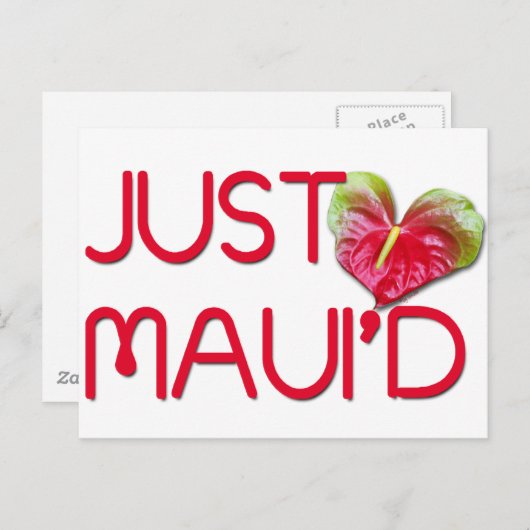 Enkel Maui'd Briefkaart (Voorkant / Achterkant)