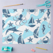 Enkel meer ontwerp 2 van de Nautische Reeks Tissuepapier (Craft)