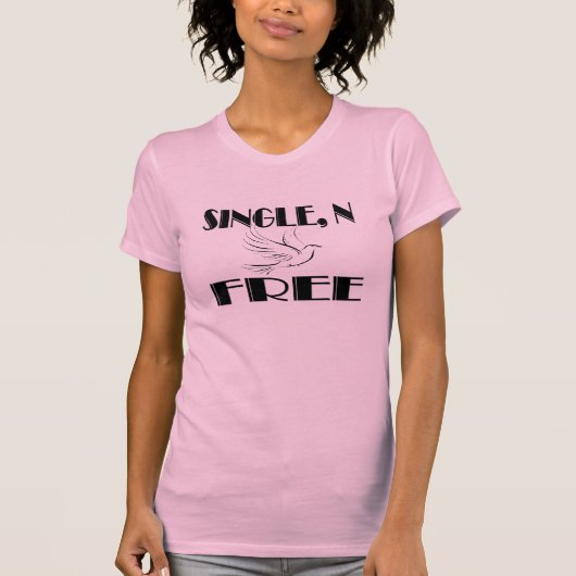Enkel, n vrij t-shirt (Voorkant)