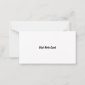 Enkel Notitiekaartje (Achterkant)