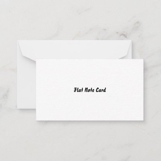 Enkel Notitiekaartje (Achterkant)