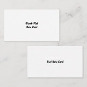 Enkel Notitiekaartje (Voorkant / Achterkant)