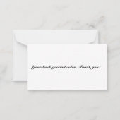 Enkel Notitiekaartje (Achterkant)