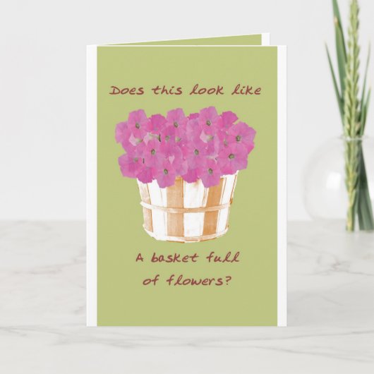 Enkel omdat kaart (Voorkant)