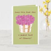 Enkel omdat kaart (Gele Bloem)