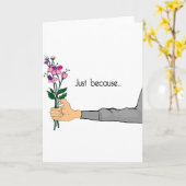 Enkel omdat kaart (Gele Bloem)