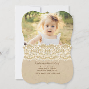 Enkel prescious Fotouitnodiging Kaart