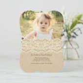 Enkel prescious Fotouitnodiging Kaart (Staand voorkant)