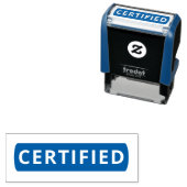 ENKEL PRODUCT GECERTIFICEERDE RUBBEREN STEMPEL (In situ)