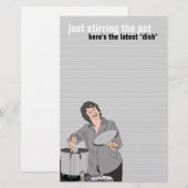 "enkel roeren" STATIONERY GOSSIP Briefpapier (Voorkant / Achterkant)