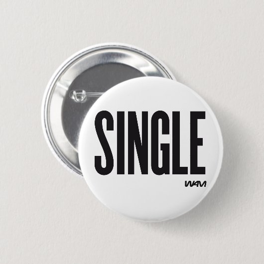 ENKEL RONDE BUTTON 5,7 CM (Voorkant /achterkant)