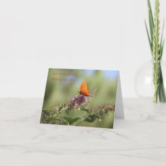 Enkel rondhangend het denken aan u kaart