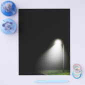 Enkel straatlicht 's nachts - flyer (Enkel)