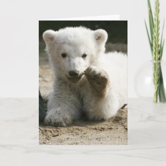 Enkel te zeggen om hallo kaart (Voorkant)