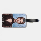 Enkel. tekenontwerp met animatie bagagelabel (Achterkant horizontaal)