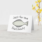 Enkel voor de Heilbot Kaart (Gele Bloem)