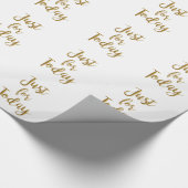 Enkel voor de terugwinning van vandaag citeer aNA Cadeaupapier (Hoek)