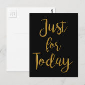 Enkel voor gouden prijsopgave AA NA 12 stappen her Briefkaart (Voorkant / Achterkant)