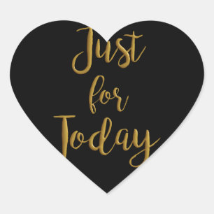 Enkel voor gouden prijsopgave AA NA 12 stappen her Hart Sticker